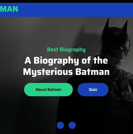 Capstone:Batman Project — a student project