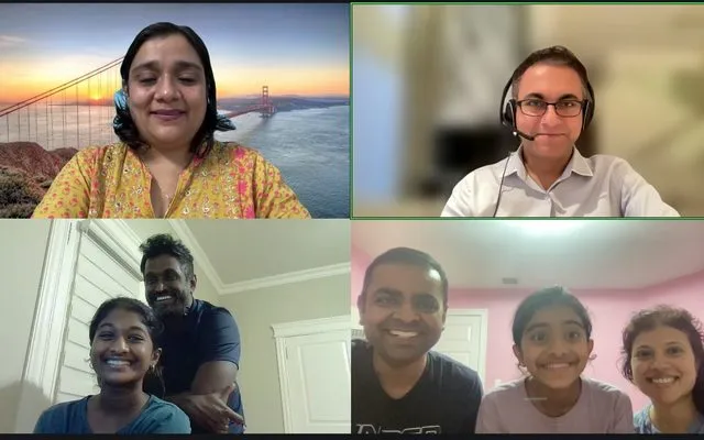 Culmination call: Anjanai, Grade 9 presenting with family and teacher