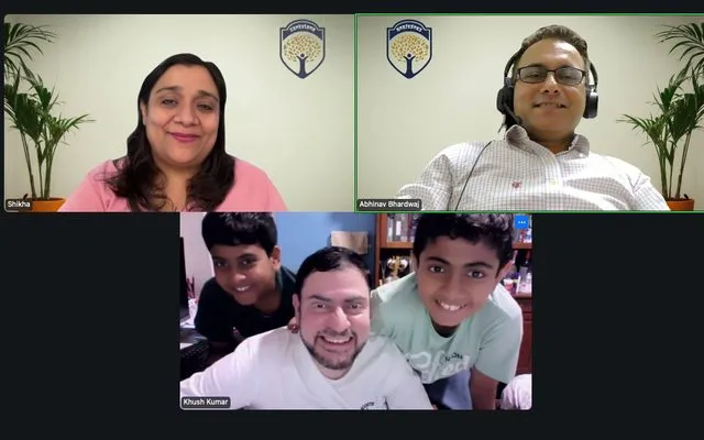 Culmination call: Kush, Grade 9 presenting with family and teacher