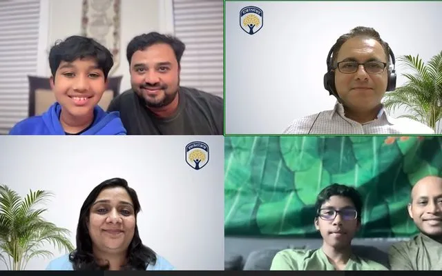 Culmination call: Arham & Ramcharan, Grade 6 presenting with family and teacher