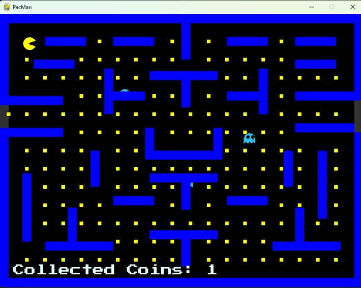 PacMan Game — a student project