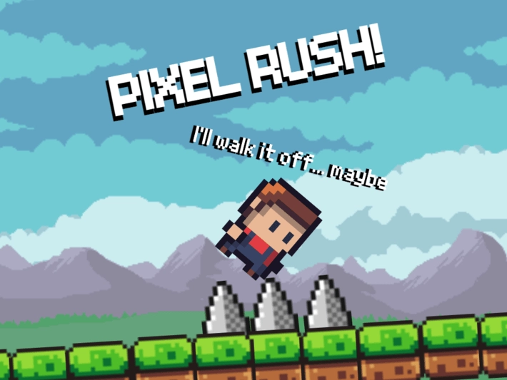 Pixel Rush! — a student project