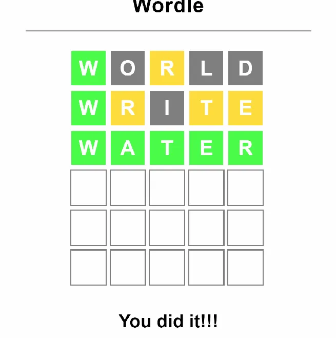 Wordle — a student project